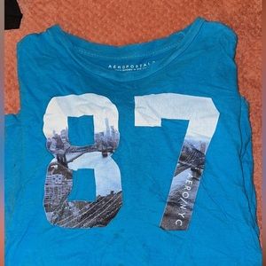 Men’s Aéropostale shirts & 1 American eagle shirt!